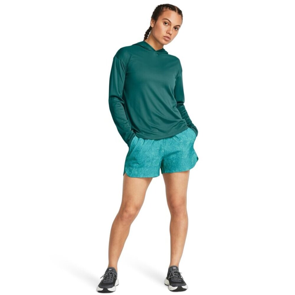 Under Armour NWT Women's Teal FISH Pro Woven Shorts, Size XLarge